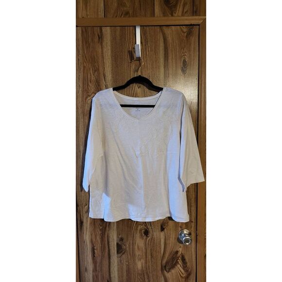 Hillard & Hanson white half sleeve tee - Picture 1 of 7